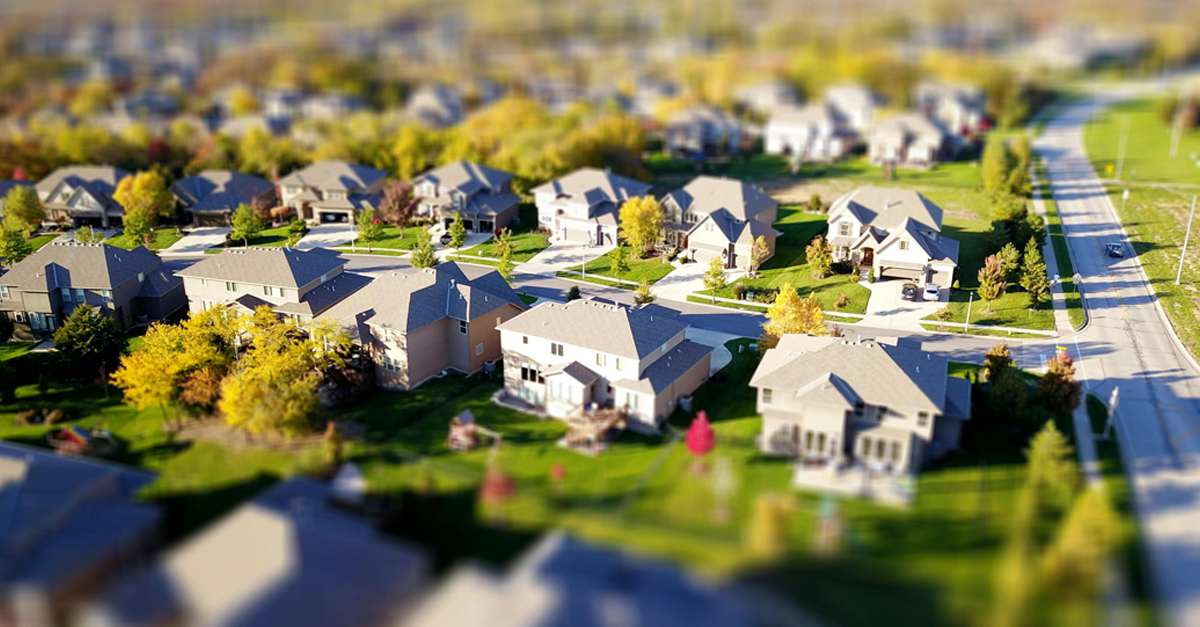 modello di case a schiera