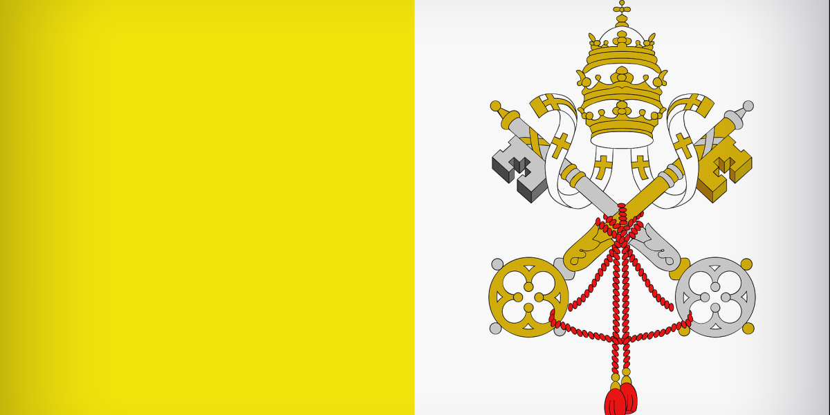 Flagge der Vatikanstadt