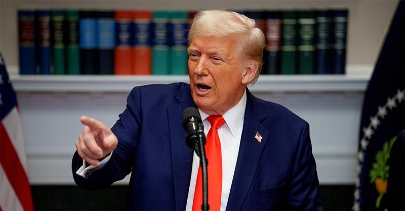 El presidente de Estados Unidos, Donald Trump