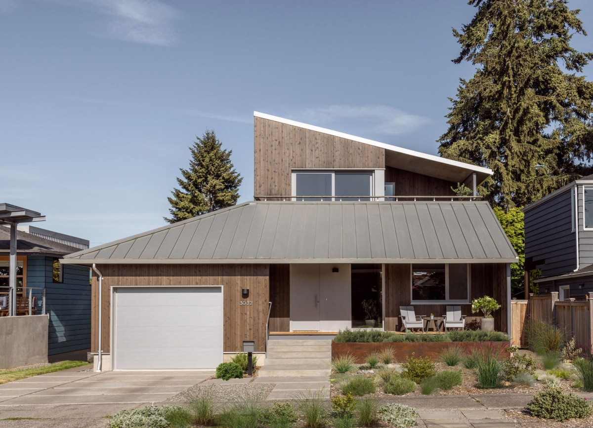 La casa moderna di West Seattle