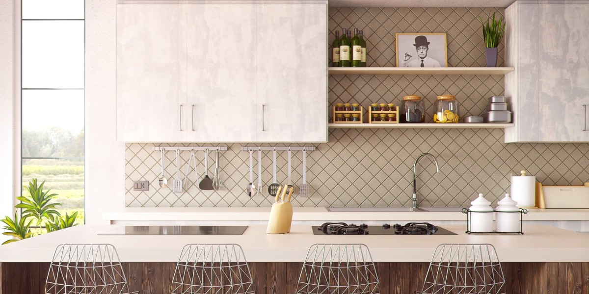 carta da parati in cucina 