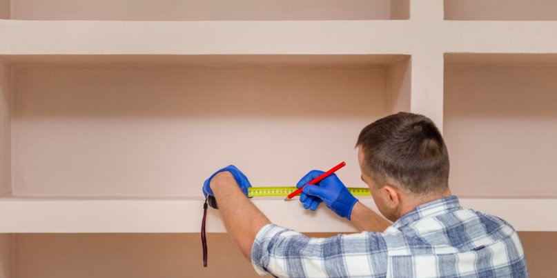 libreria in cartongesso