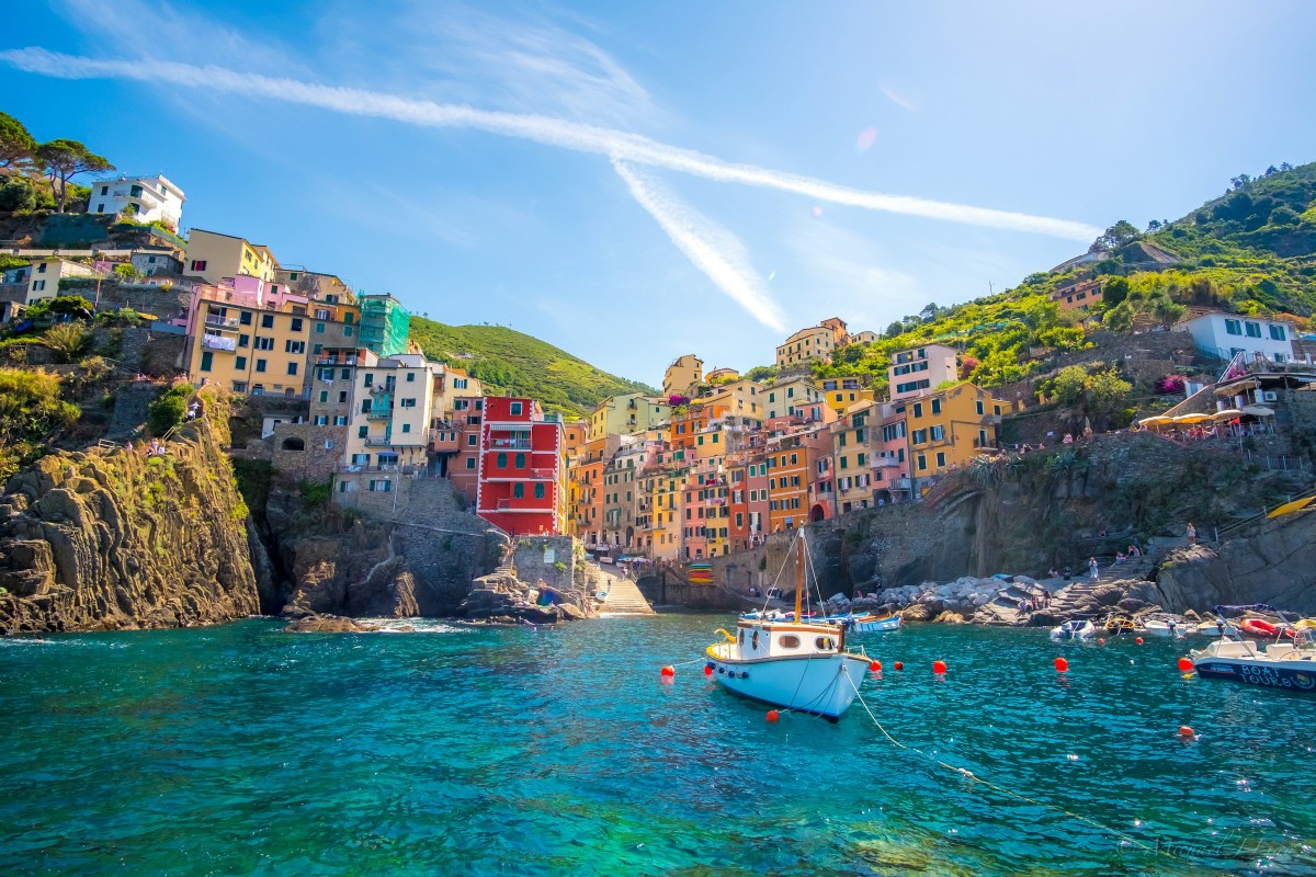 Cinque Terre hiking in Italy