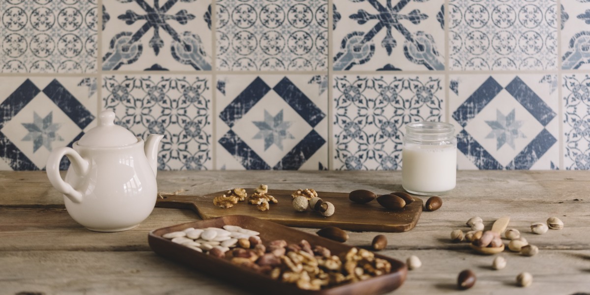 carta da parati in cucina 