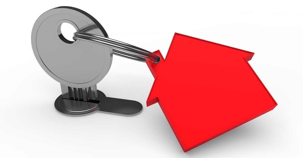 Chiavi e casetta rossa