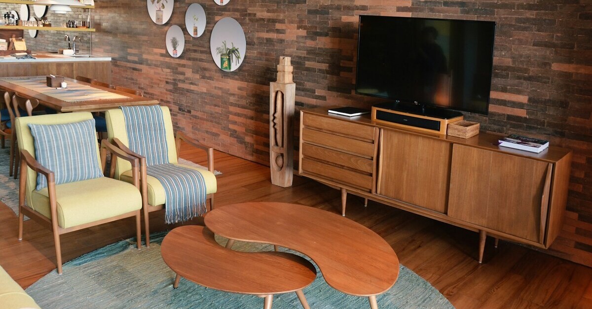 salotto in stile mid-century salotto in stile mid-century