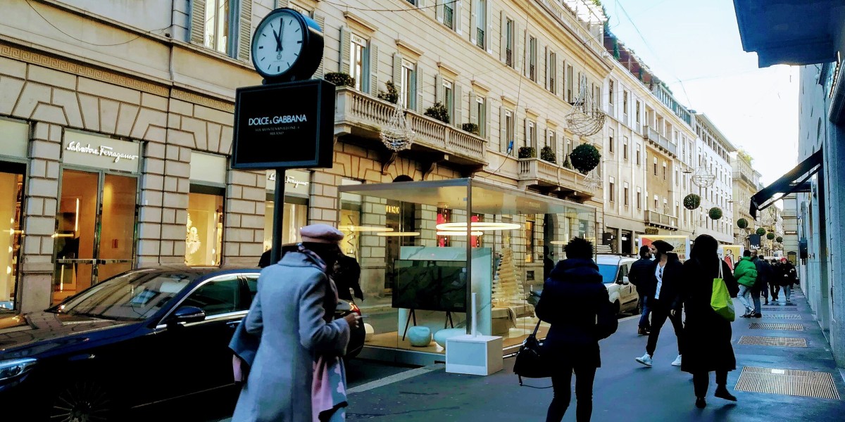 Vie dello shopping a Milano