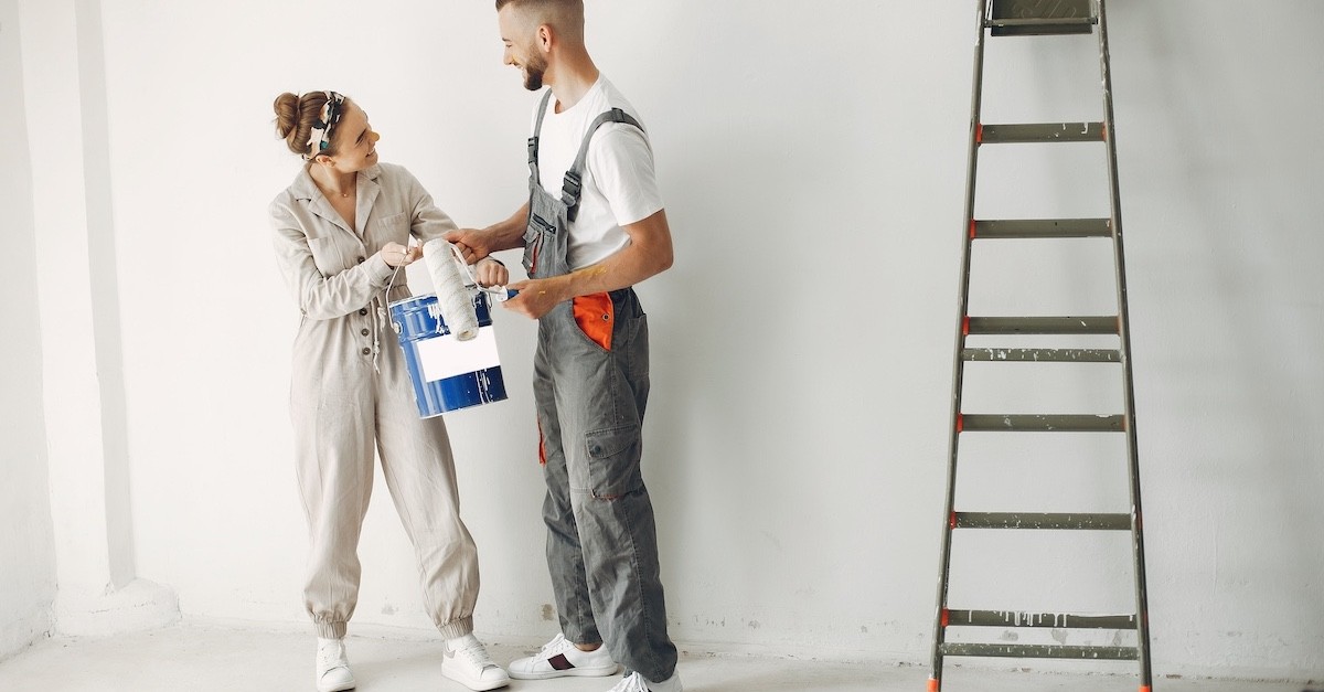Finanziare i lavori di ristrutturazione imbiancare una parete