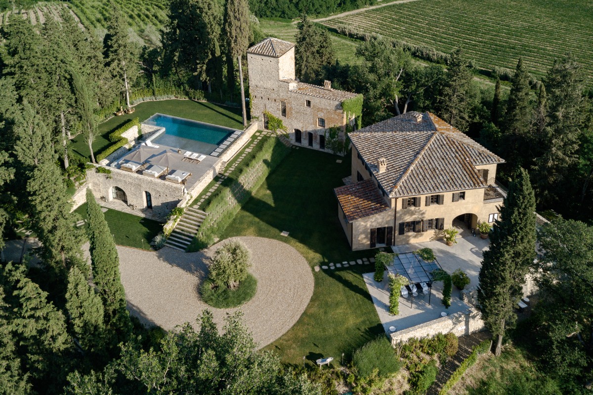 Castello medievale in Toscana