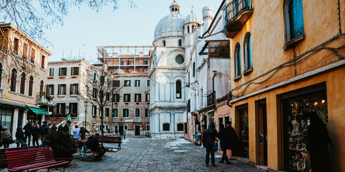 Einkaufsstraßen Venedig