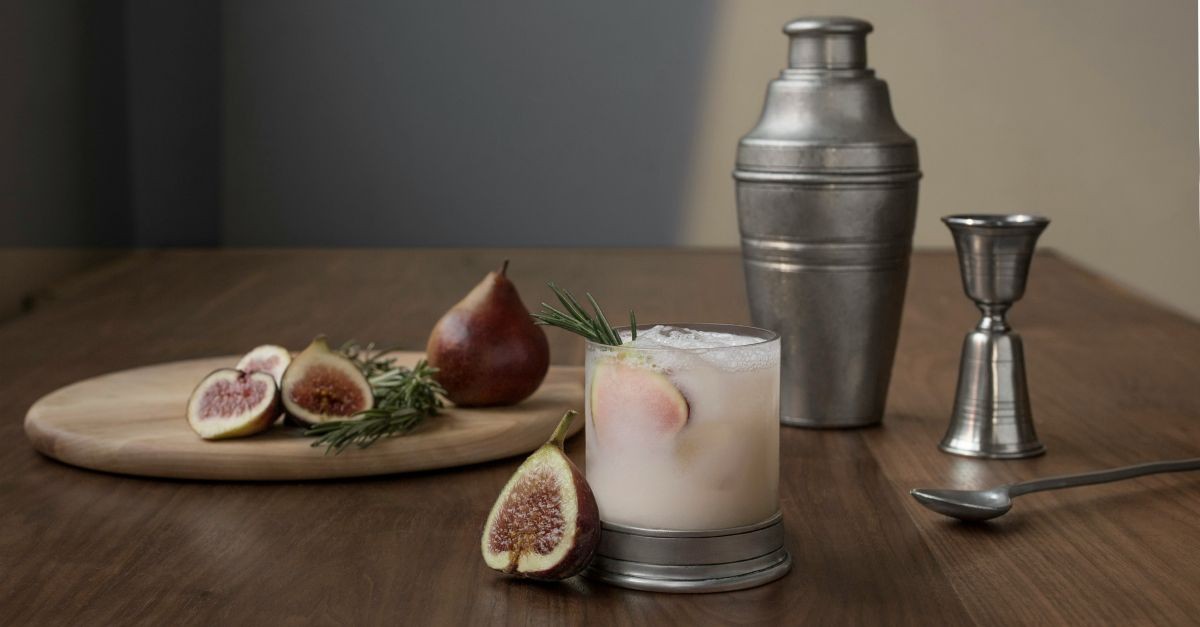 set da cocktail in peltro