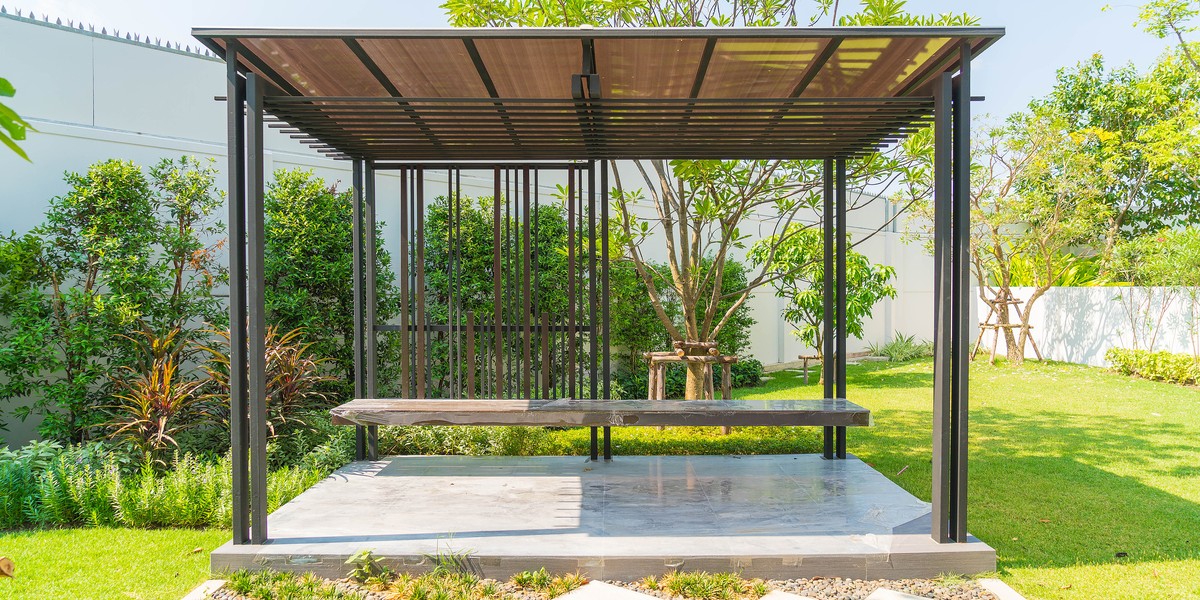 padiglione vuoto giardino 