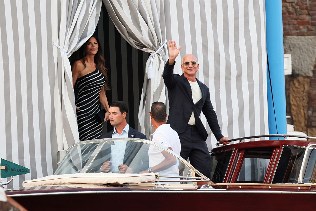 Jeff Bezos a Venezia