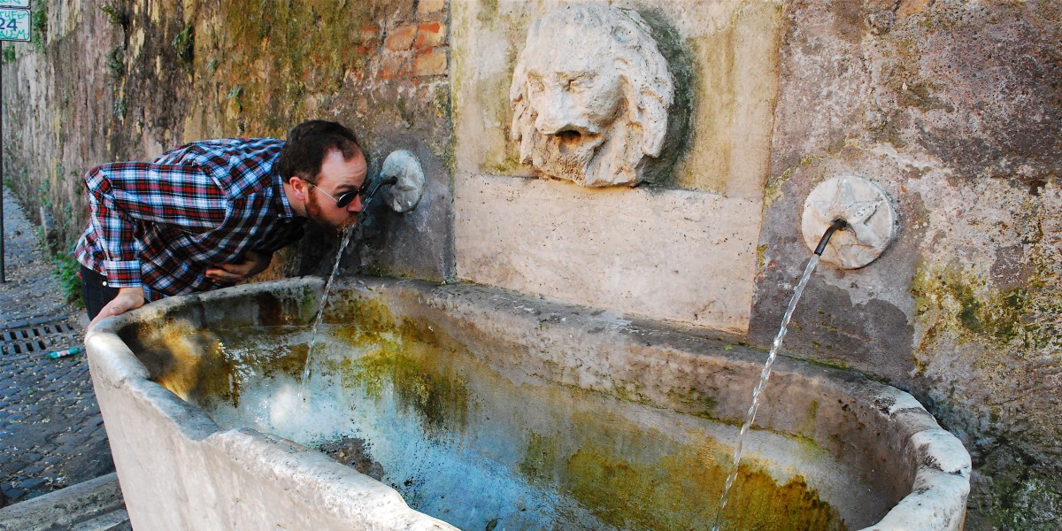 Water fountains Rome