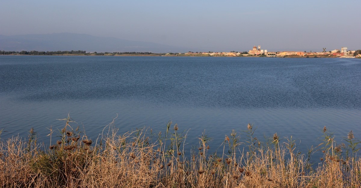 Lo Stagno di Cabras, una delle tappe più suggestive della Variante Sinis