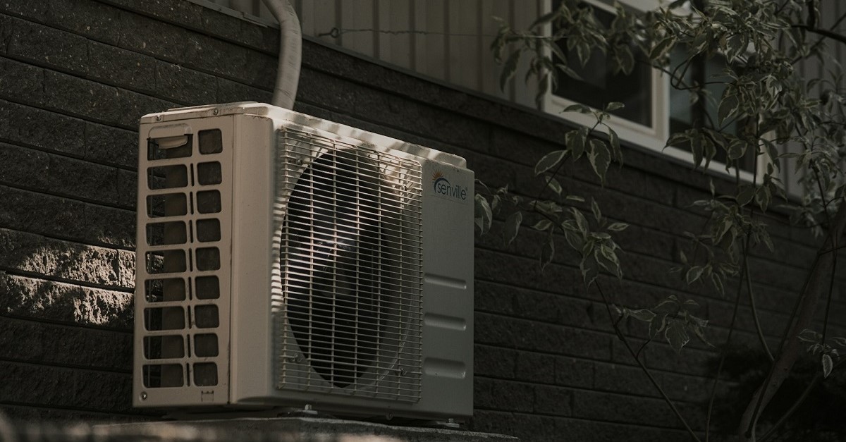 L'unità esterna di un climatizzatore