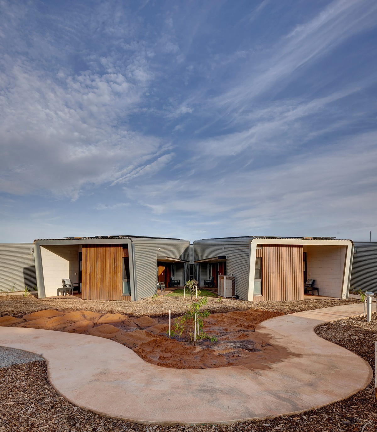 Cada una de las 32 habitaciones tiene tres vistas al exterior.