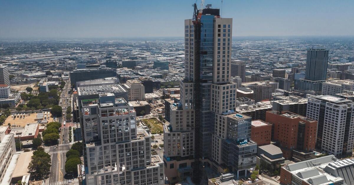 Una veduta di Los Angeles dove sorgerà Dataland