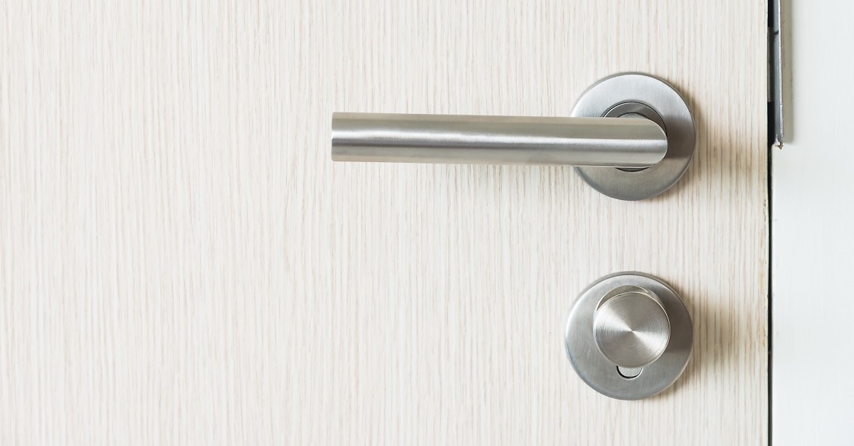 Una maniglia dotata di serratura