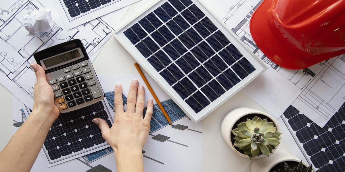 Progetto di pannello solare