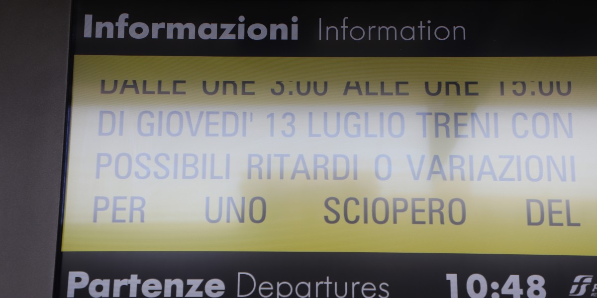 Transport strikes Italy September