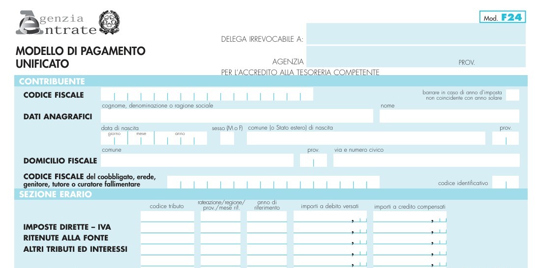 modello f24 