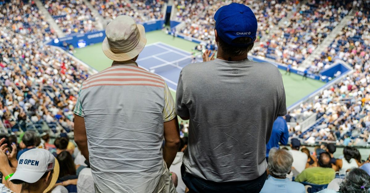 pubblico festante agli US Open