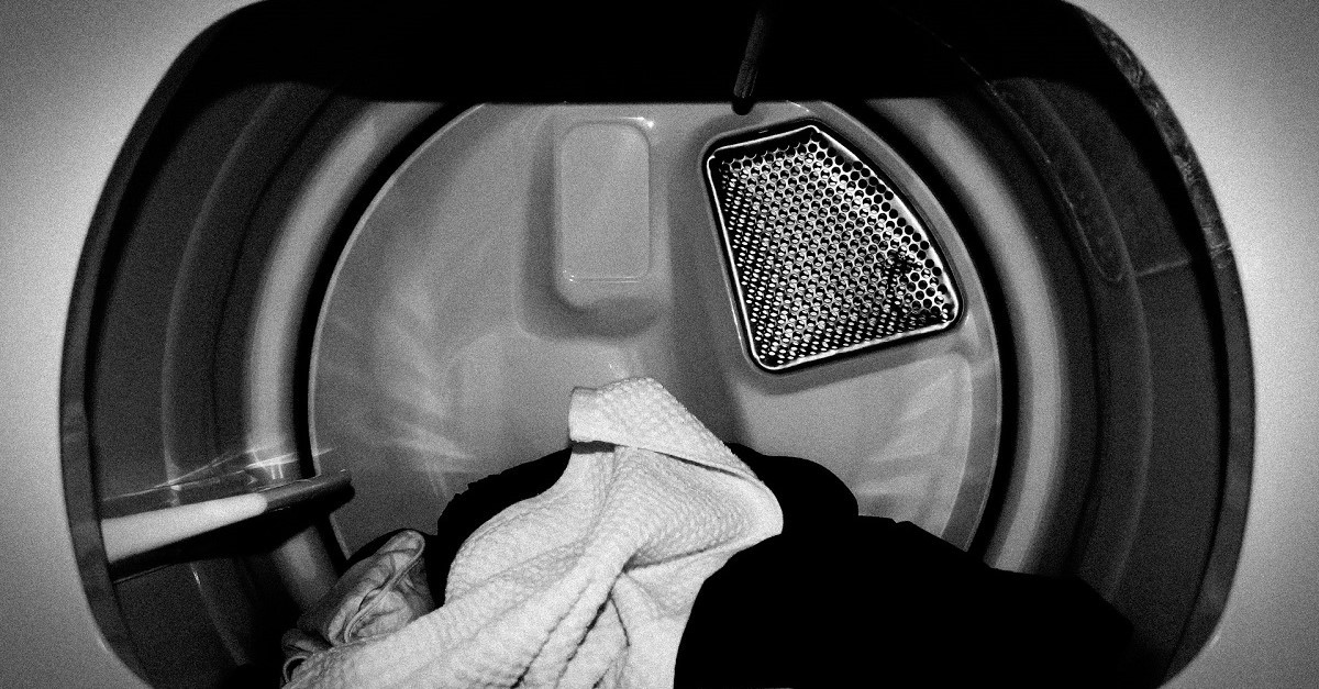 L'interno di un'asciugatrice