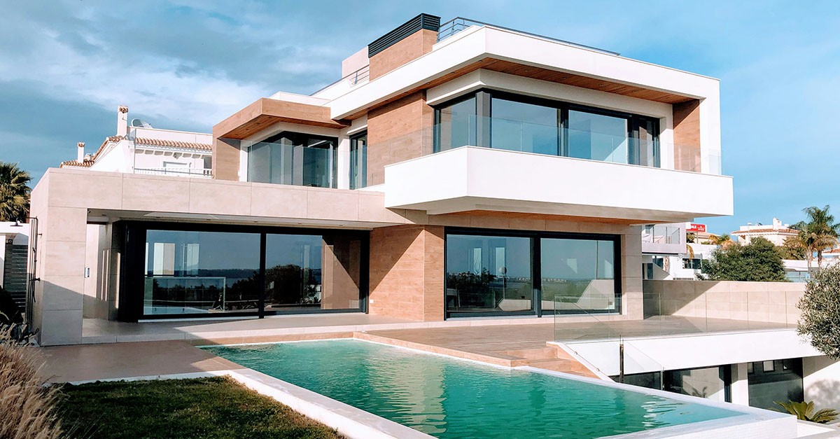 Parti comuni della villa bifamiliare Parti comuni della villa bifamiliare