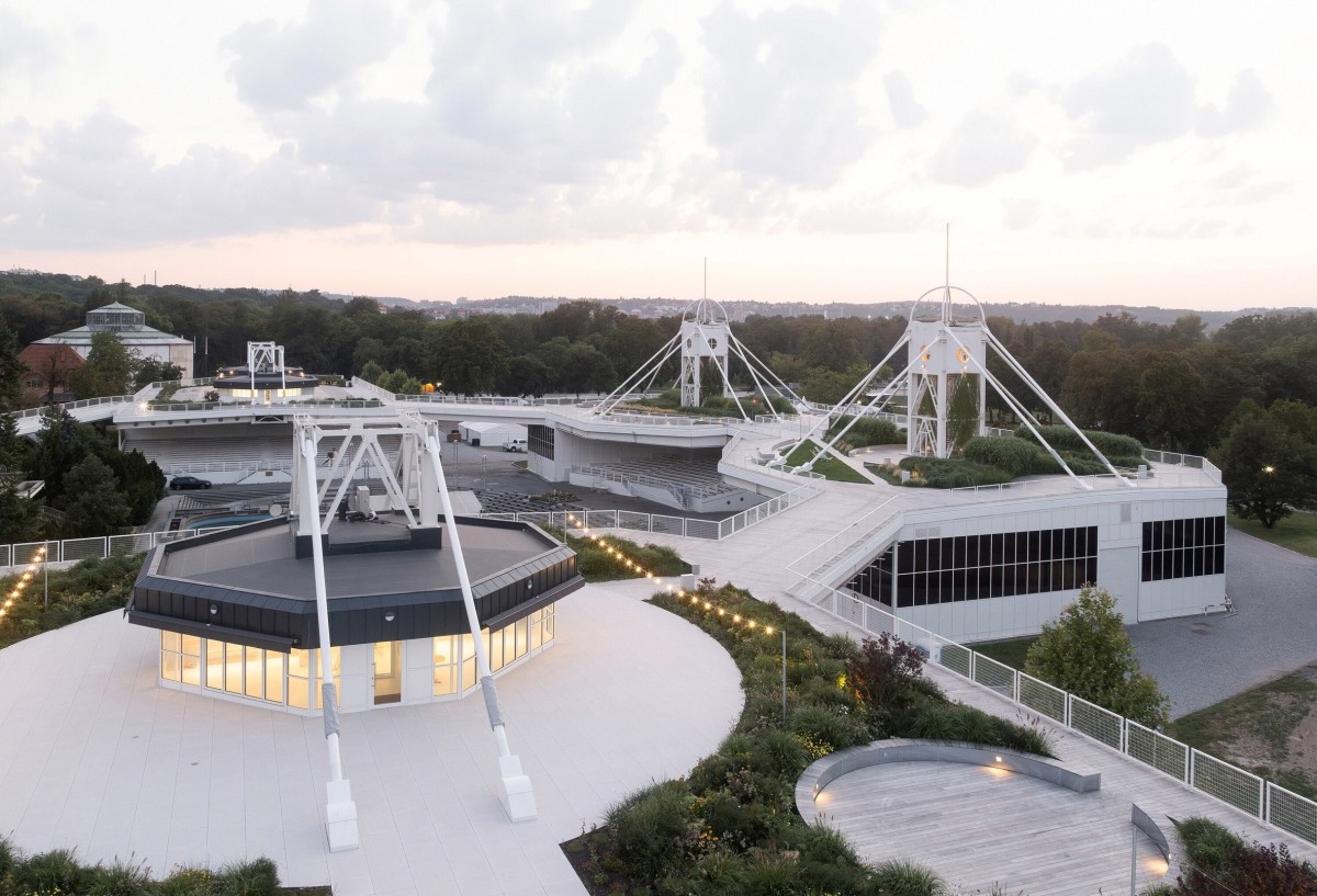 La ristrutturazione dei padiglioni Křižík