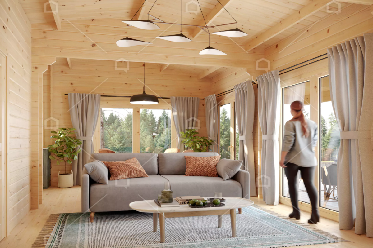 Casa barata para familias de 3 o 4 personas