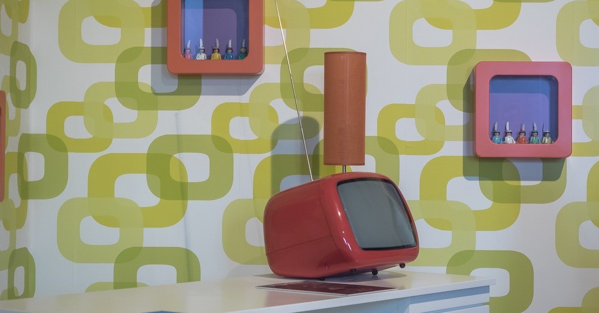 Una carta da parati dalla fantasia vintage