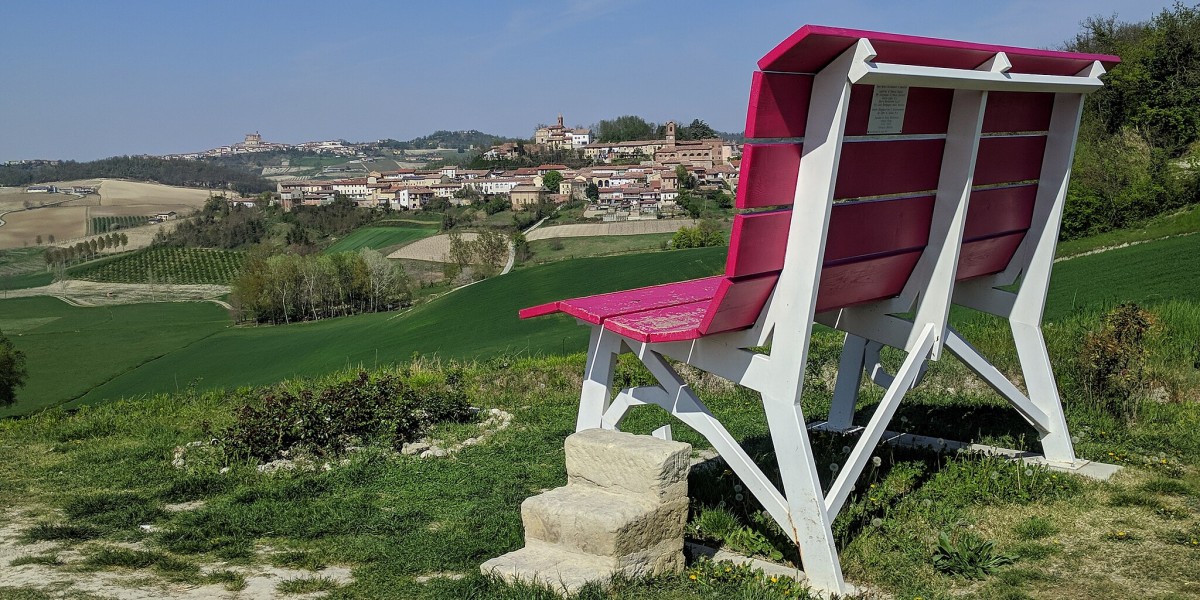 Panchine giganti in Piemonte