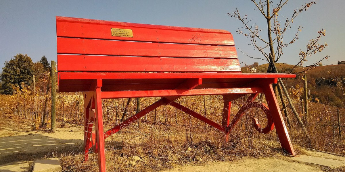 Panchine giganti in Piemonte