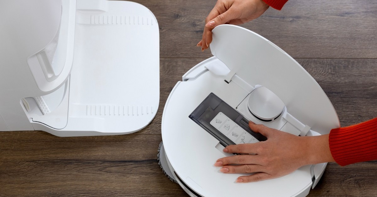 Anche i robot aspirapolvere possono essere muniti di versioni più compatte del classico filtro HEPA