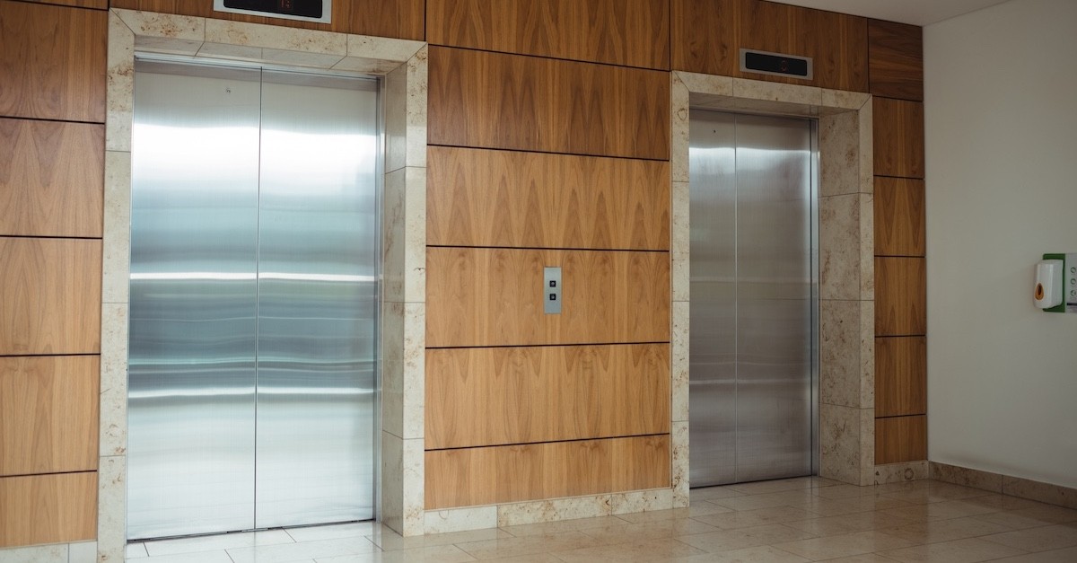 ascensore in un condominio