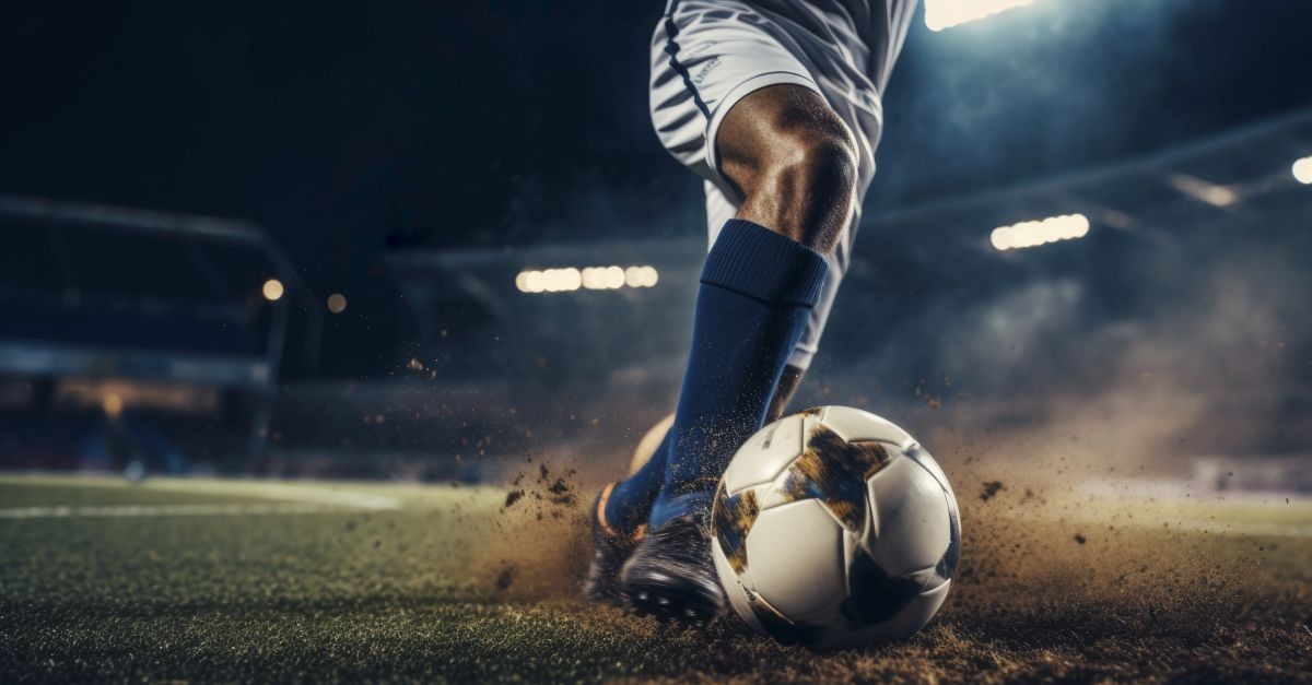 calciatore sul campo