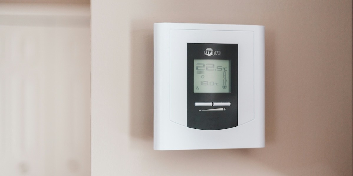 Temperatura di casa controllata da impianto smart
