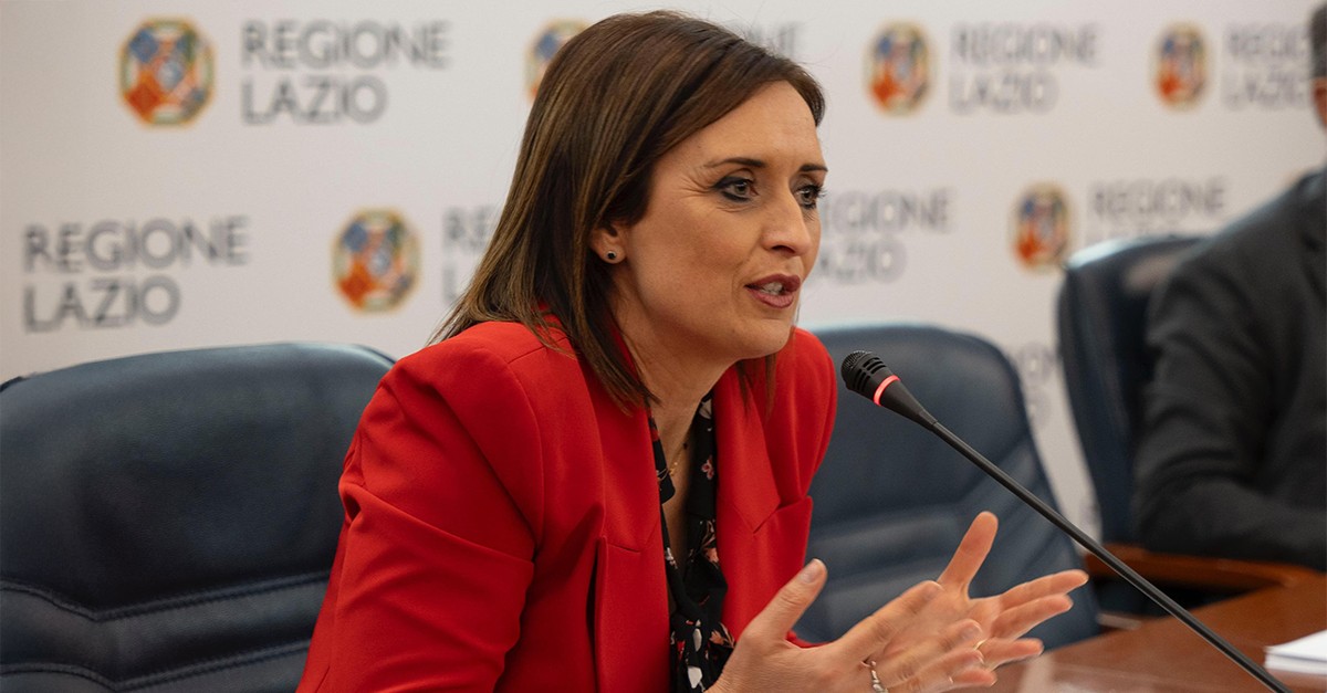 Elena Palazzo, assessore della Regione Lazio al Turismo