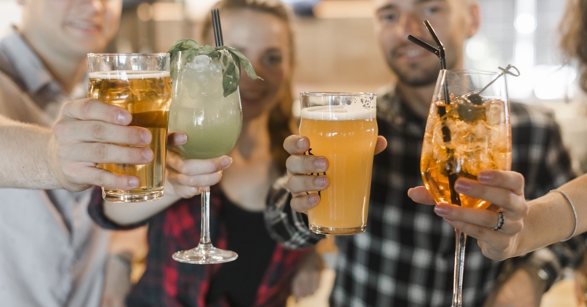 festeggiamenti in un locale