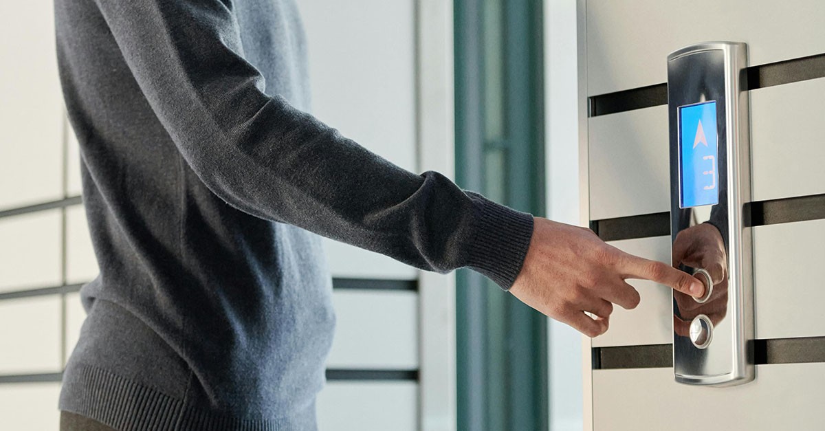 Pulsanti del mini ascensore domestico