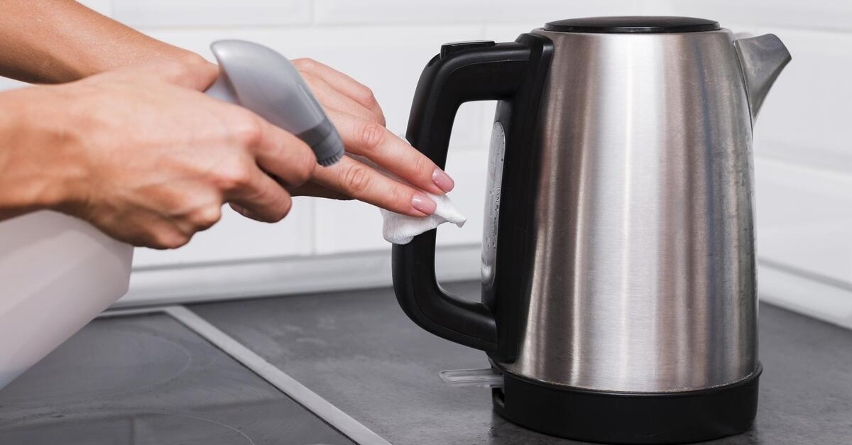 pulizia del bollitore