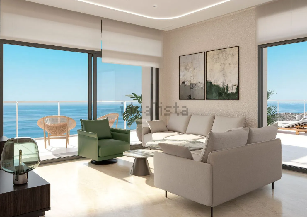 Salón de una vivienda de TM Tower