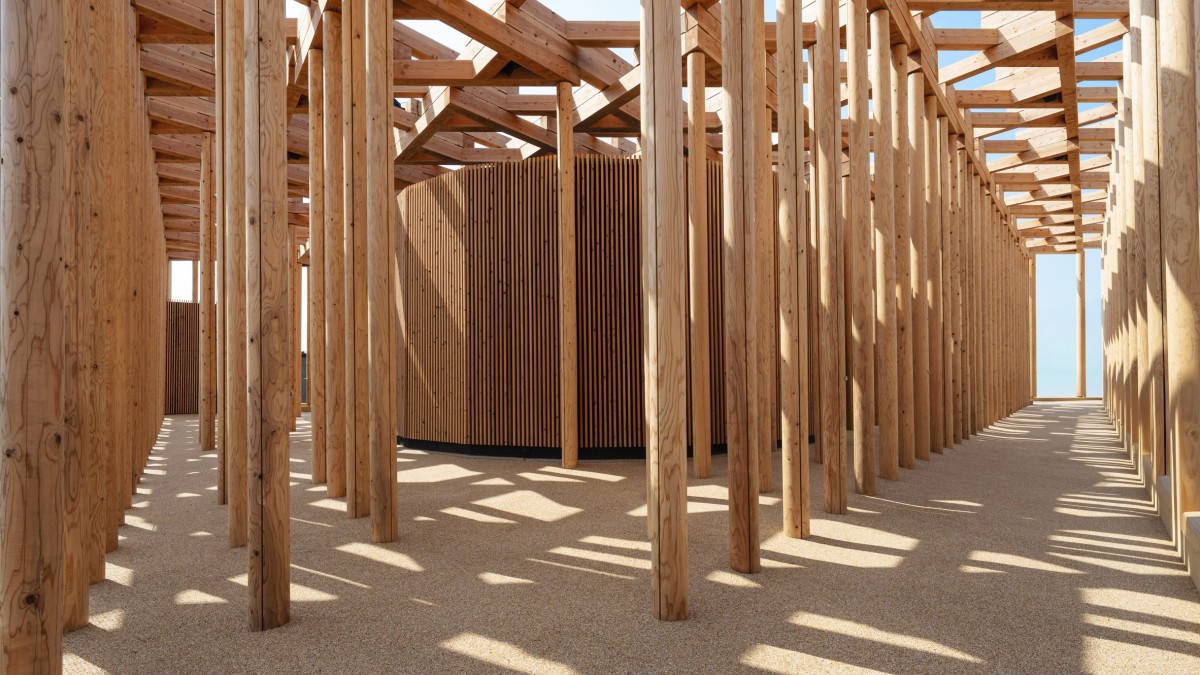 Il padiglione dell'Uzbekistan