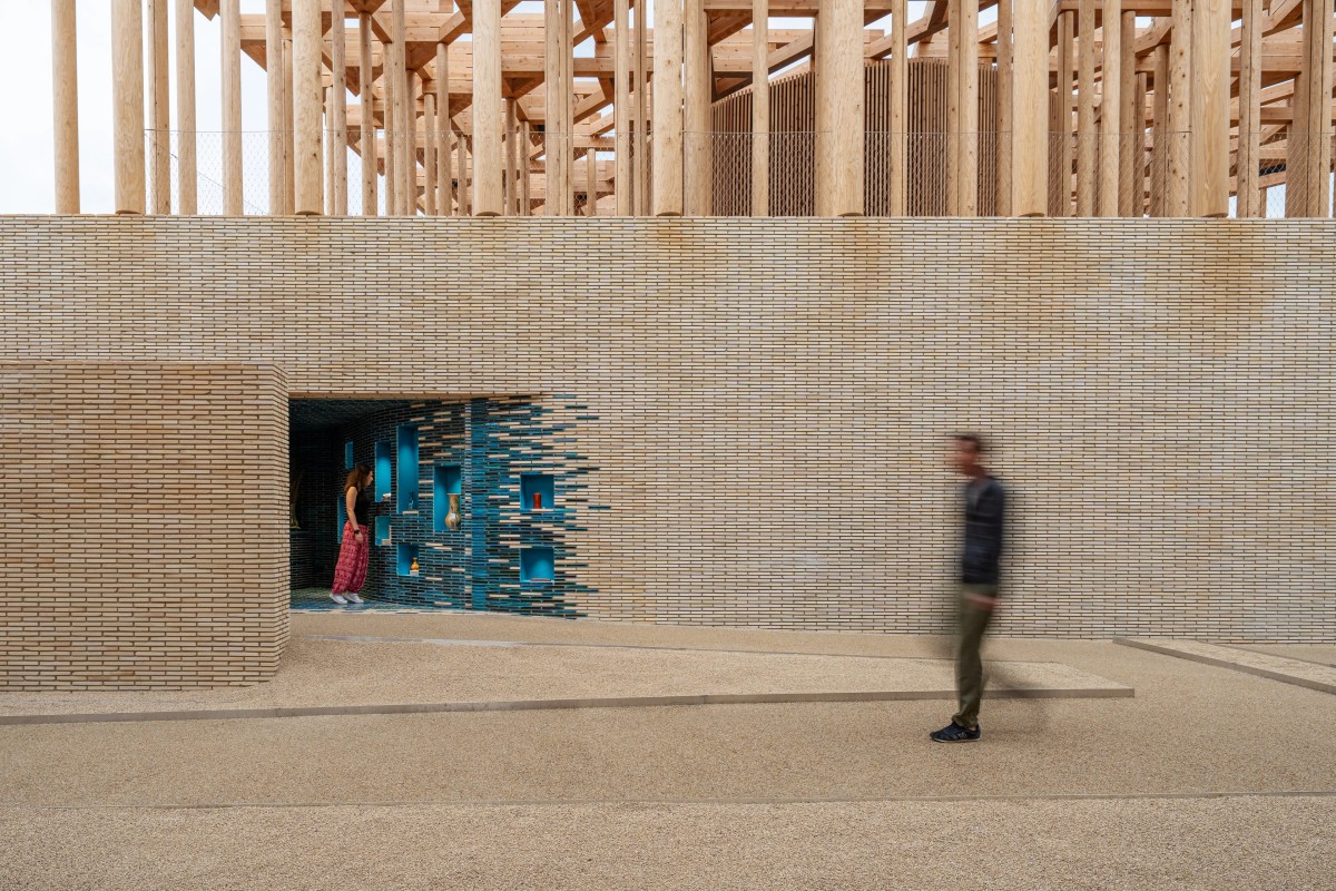 Il padiglione dell'Uzbekistan