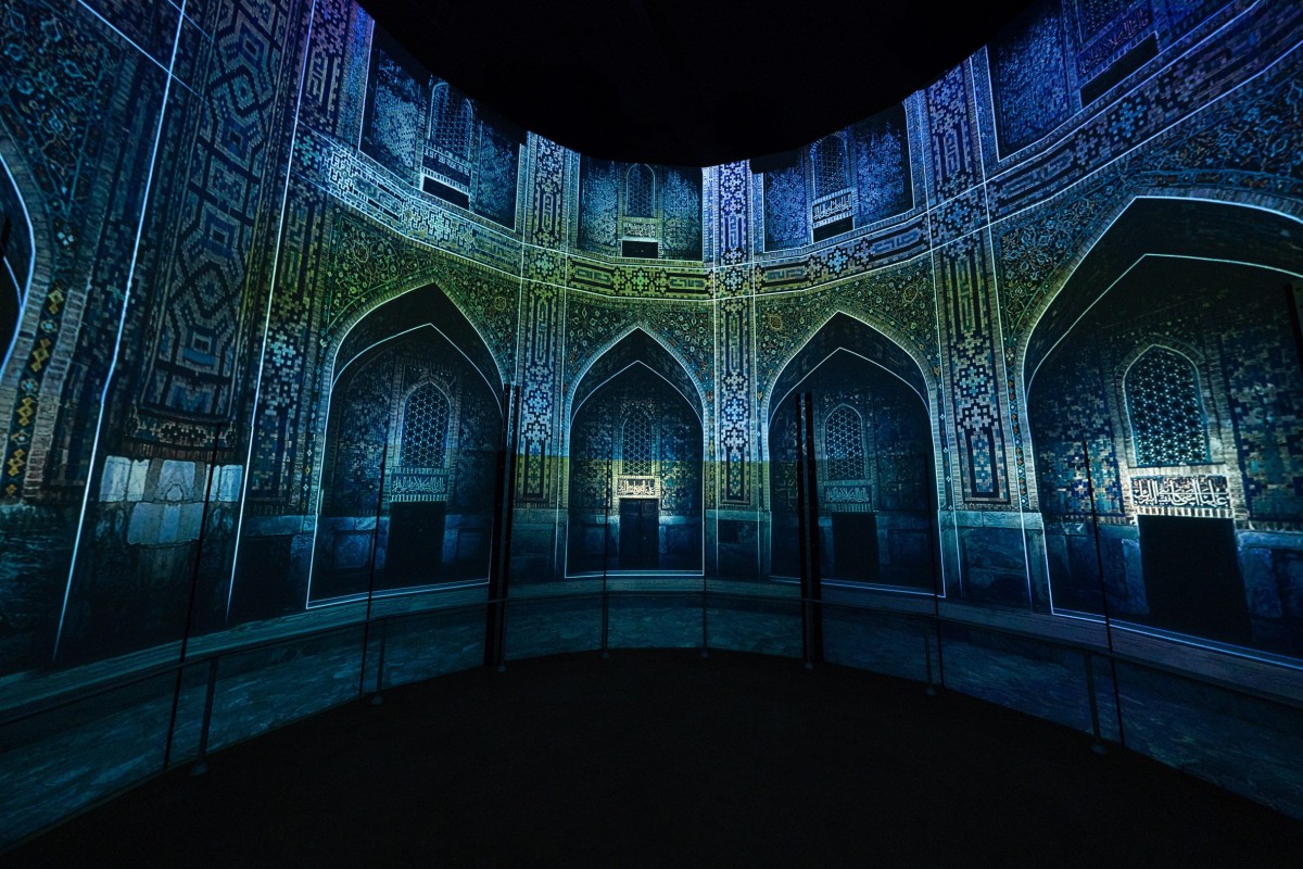 Il padiglione dell'Uzbekistan