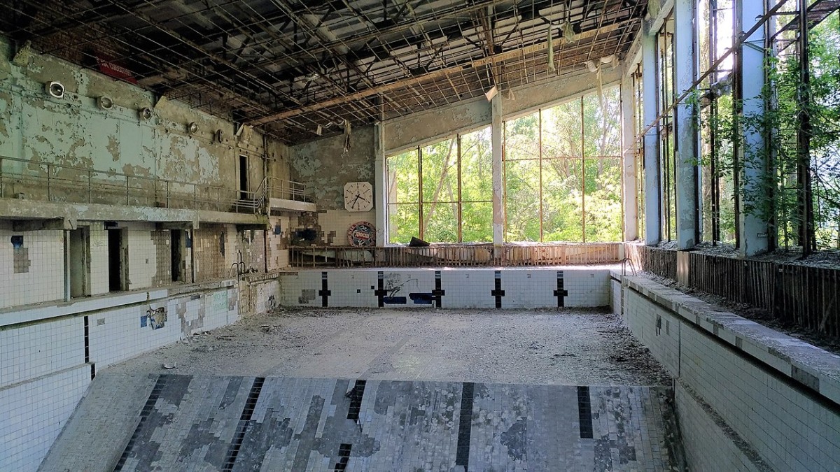 La piscina Azur nel 2019