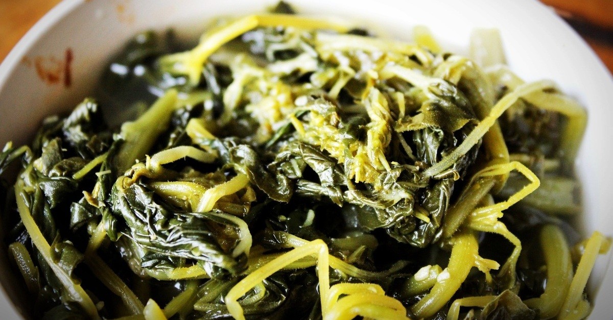 La cicoria ripassata é un piatto tipico delle Lazio