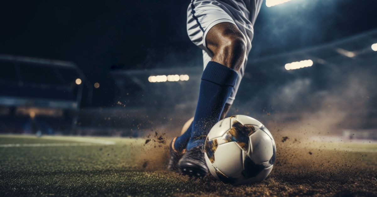 calciatori in azione