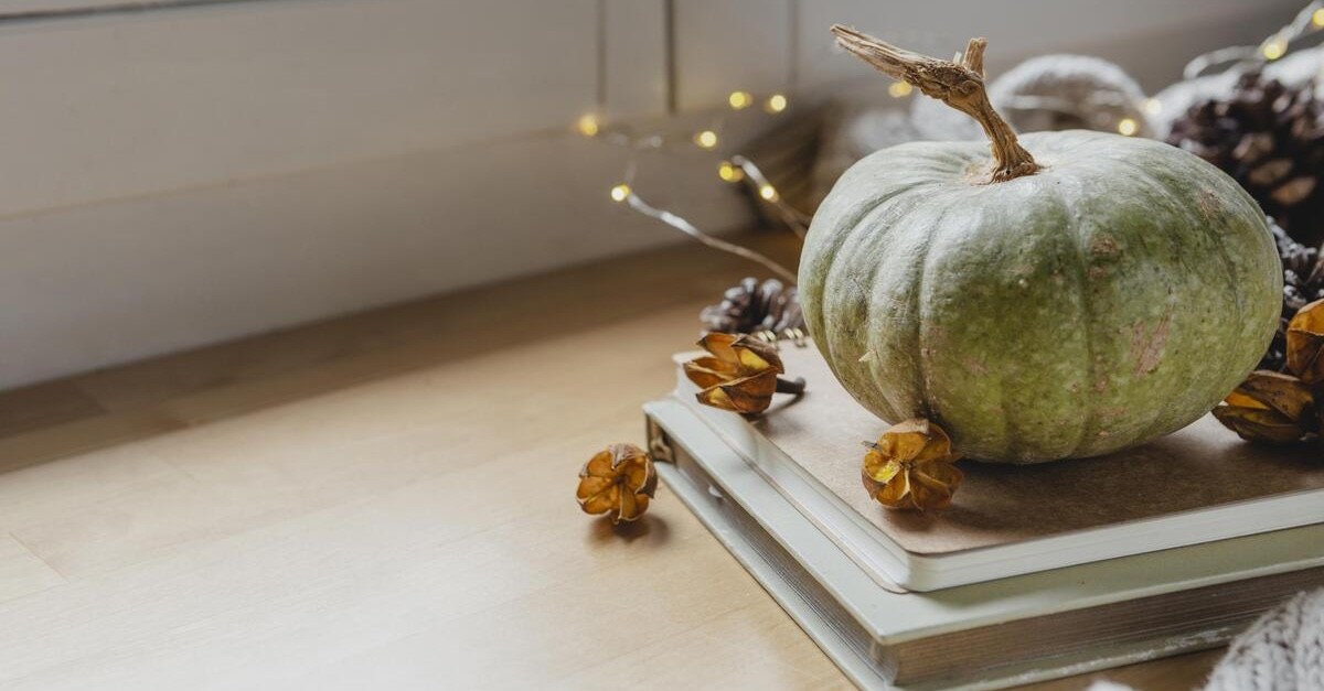 decorazioni ingresso di casa autunnale